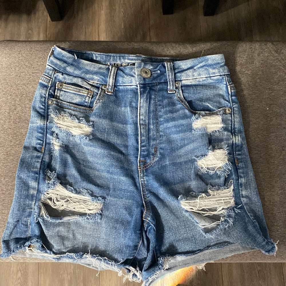 American eagle stretchy ripped shorts